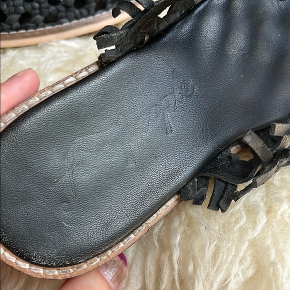 Free people black Woven Women's Slip-On Shoes - Picture 4 of 10